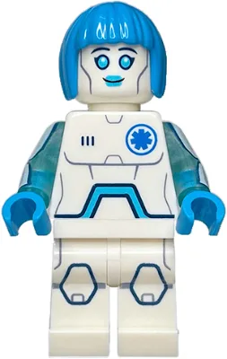Infirmière Android, Série 26 (Minifigurine uniquement, sans support ni accessoires)