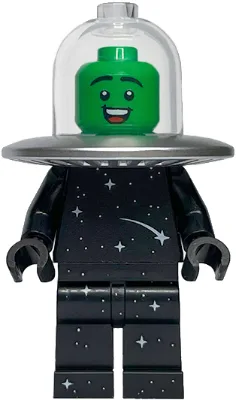 Fan de costume de soucoupe volante, série 26 (Minifigurine uniquement, sans support ni accessoires)