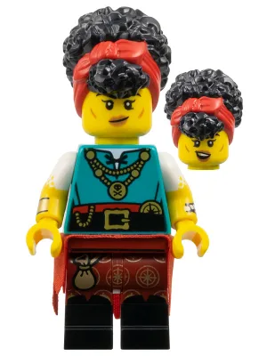 Quartier-maître pirate, série 27 (Minifigurine uniquement, sans support ni accessoires)