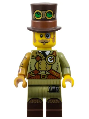 Inventeur Steampunk, Série 27 (Minifigurine uniquement, sans support ni accessoires)