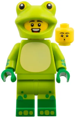 Froschkostüm-Fan, Serie 28 (Nur Minifigur, ohne Ständer und Zubehör)
