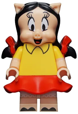 Petunia Pig, Looney Tunes (Minifigurine uniquement, sans support ni accessoires)