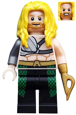 Aquaman, DC Super Heroes (Minifigurine uniquement, sans support ni accessoires)