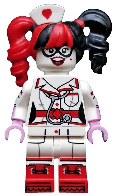 Infirmière Harley Quinn, Le film LEGO Batman, Série 1 (Minifigurine uniquement, sans support ni accessoires)