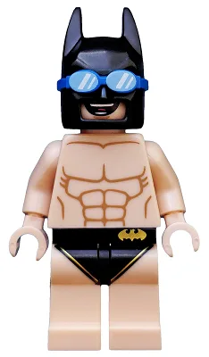 Batman im Badeanzug, The LEGO Batman Movie, Serie 2 (Nur Minifigur ohne Ständer und Zubehör)