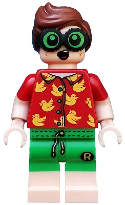 Vacation Robin, The LEGO Batman Movie, Serie 2 (Nur Minifigur ohne Ständer und Zubehör)