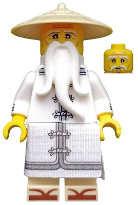 Maître Wu, Le film LEGO Ninjago (Minifigurine uniquement, sans support ni accessoires)