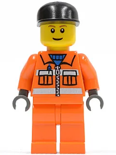 Sanitärtechniker 3 - Orange Beine