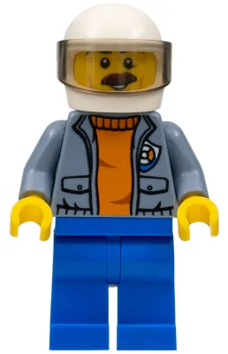 Coast Guard City - Helicopter Pilot with Moustache