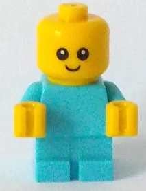 Baby - Medium Azure Body with Yellow Hands