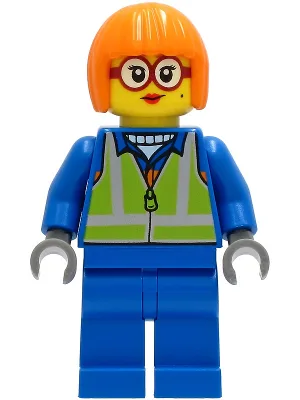 Shirley Keeper - Blue Jacket, Safety Vest