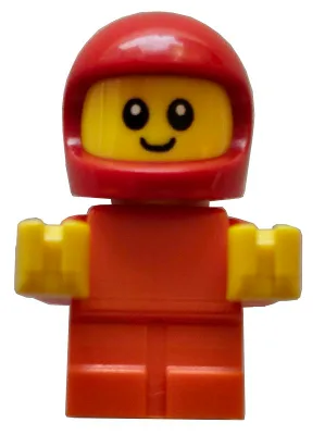 Driver Junior - Reddish Orange Body, Red Helmet (Construction Worker)