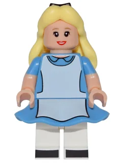 Alice, Disney, Série 1 (Minifigurine uniquement, sans support ni accessoires)