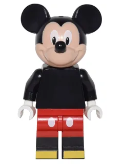 Mickey Mouse, Disney, Série 1 (Minifigurine uniquement, sans support ni accessoires)