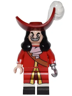 Capitaine Crochet, Disney, Série 1 (Minifigurine uniquement, sans support ni accessoires)