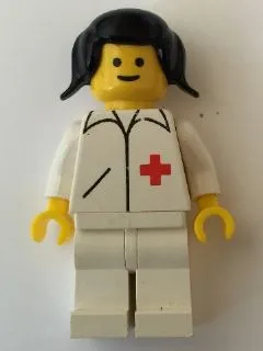 Docteur - Cheveux longs, jambes blanches, tresses noires