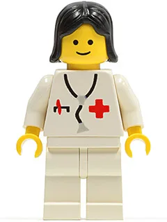 Doctor - Stethoscope, White Legs, Black Female Hair
