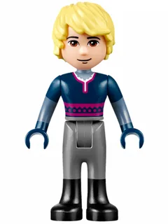 Kristoff - Dark Blue Top, Dark Bluish Gray Trousers, Black Boots