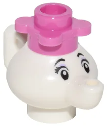 Mrs. Potts - Dark Pink Flower
