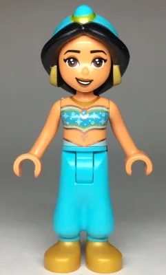 Jasmine - Top with Sparkles and Copper Trim
