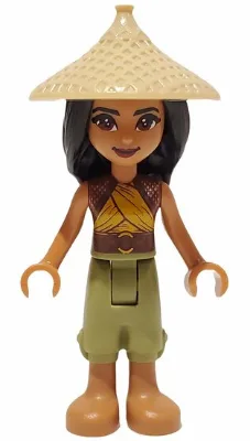 Raya - Tan Conical Hat, Yellow Top, Medium Nougat Boots