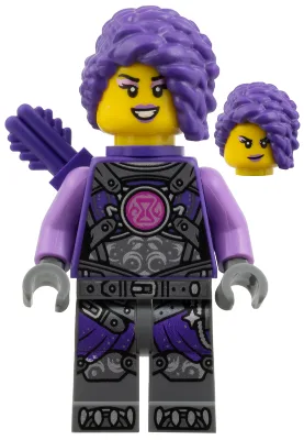 Zoey - Dark Purple Quiver, Medium Lavender Sleeves Pattern