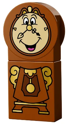 Duplo Figure, Disney Princess, Cogsworth with Gold Pendulum