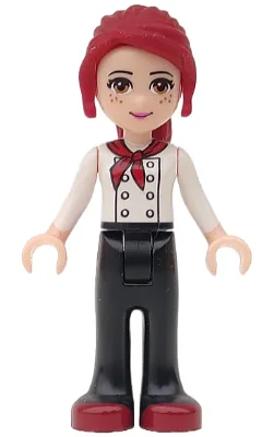 Amies Mia - Pantalon noir, haut blanc