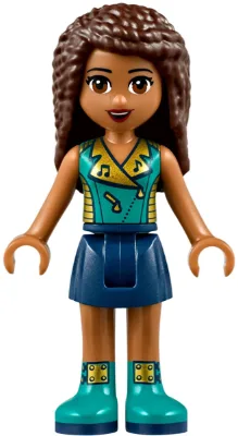 Friends Andrea - Dark Blue Skirt, Dark Turquoise Top