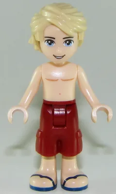 Friends Mason - Dark Red Shorts, Shirtless