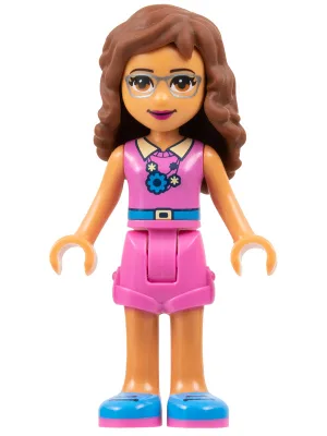 Friends Olivia (Nougat) - Dark Pink Shorts and Top