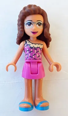 Friends Olivia (Nougat) - Dark Pink Skirt and Top