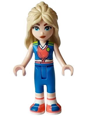 Friends Hanna - Blue, Coral, and Lime Sports Uniform