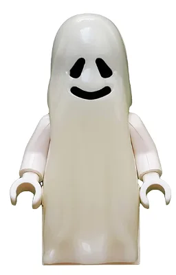 Ghost with 1 x 2 Plate and 1 x 2 Brick as Legs