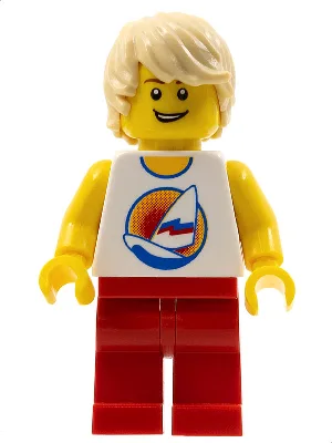 Surfer, Red Legs, Tan Hair