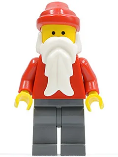 Kerstman, donkerblauwgrijze benen