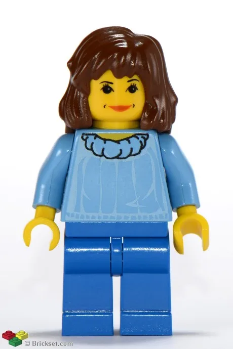 Hermine Granger – Mittelblauer Oberkörper, blaue Beine