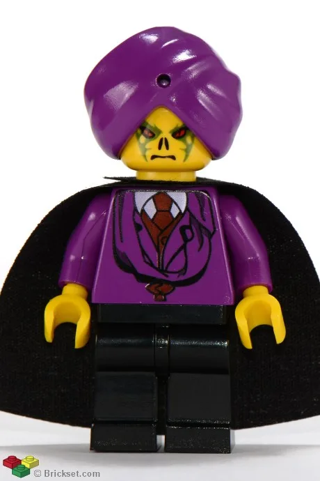 Professeur Quirinus Quirrell - Tête jaune, turban et torse violets