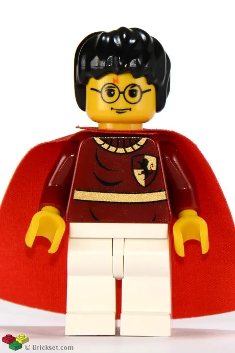 Harry Potter - Uniforme de Quidditch rouge foncé avec cape rouge