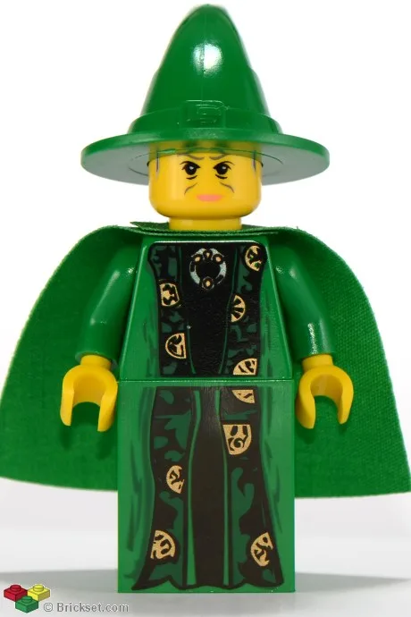 Professor Minerva McGonagall - Groene toga en cape