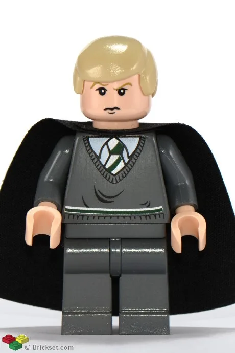 Draco Malfoy - Donkerblauwgrijze trui, cape