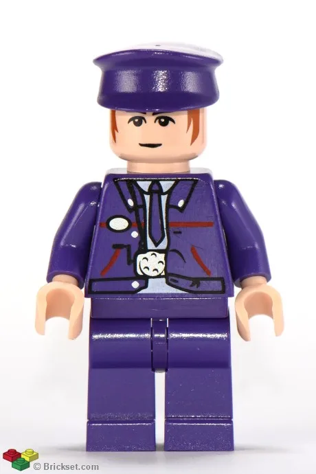 Stanley (Stan) Shunpike - Uniforme de conducteur du Magicobus avec cravate violet foncé
