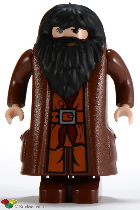 Rubeus Hagrid – Rotbrauner Überlack (Hellnougat-Version mit beweglichen Händen)