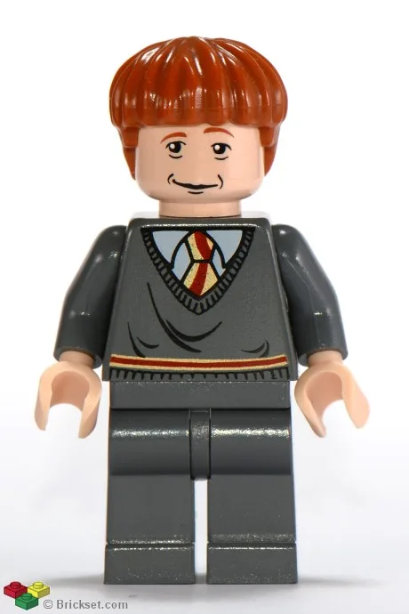 Ron Weasley - Torse rayé Gryffondor, visage endormi/éveillé