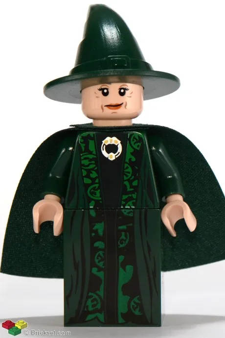 Professor Minerva McGonagall - Donkergroene toga en cape
