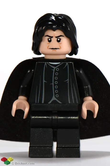 Professor Severus Snape – Hellbrauner Kopf, braune Gesichtsfalten