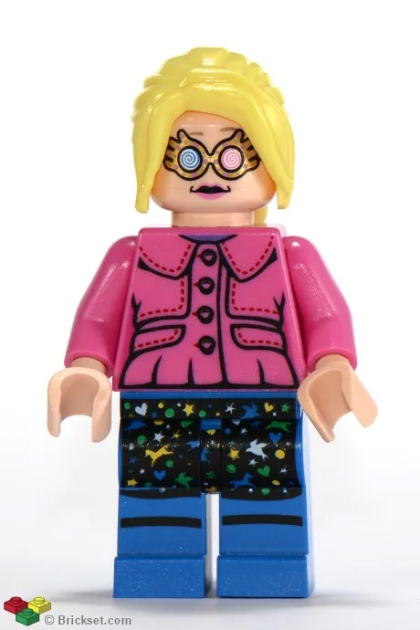 Luna Lovegood - Veste rose foncé, queue de cheval
