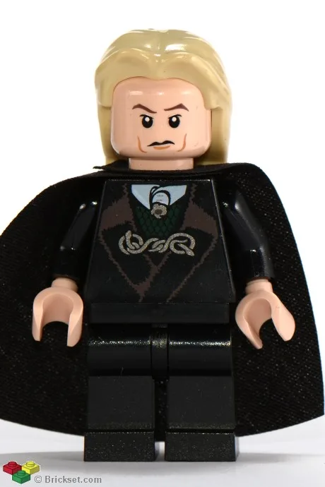 Lucius Malfoy - Robe noire, cheveux blonds