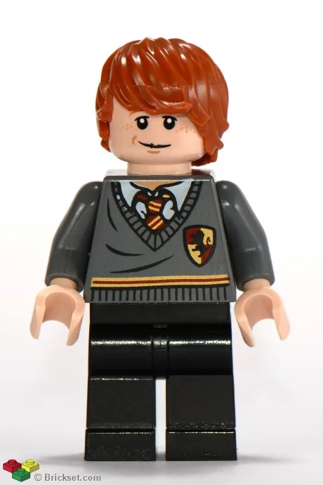 Ron Weasley - Torse rayé et blason Gryffondor, jambes noires