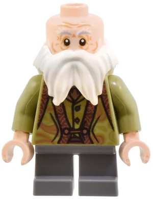 Professor Filius Flitwick - Olive Green Suit, Dark Bluish Gray Short Legs